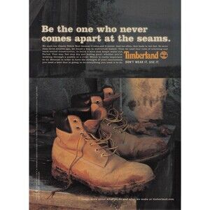 timberland boots print ad Magazine Page Photo Print Ad Pinup Poster 2003 Shoes